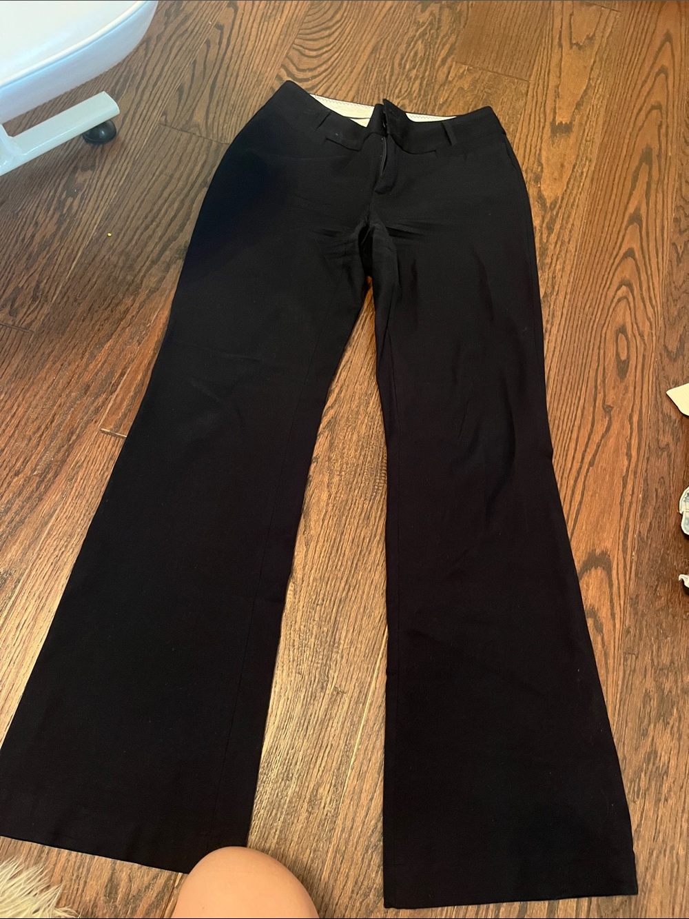Banana Republic Black Flare Wide-Leg Jeans